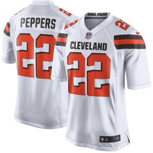 Load image into Gallery viewer, Jabrill Peppers Cleveland Browns Game Jersey - White 2018/2019