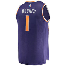 Load image into Gallery viewer, Devin Booker Phoenix Suns Branded Youth Fast Break Jersey Purple - Icon Edition 2018/2019
