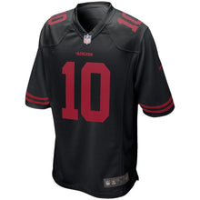 Load image into Gallery viewer, Jimmy Garoppolo San Francisco 49ers Game Jersey – Black 2018/2019