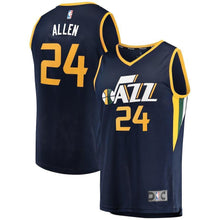 Load image into Gallery viewer, Grayson Allen Utah Jazz Branded Fast Break Jersey Navy - Icon Edition