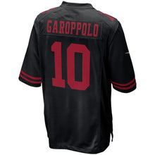 Load image into Gallery viewer, Jimmy Garoppolo San Francisco 49ers Game Jersey – Black 2018/2019