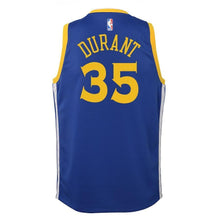 Load image into Gallery viewer, Kevin Durant Golden State Warriors Youth Jersey Blue - Icon Edition 2018/2019
