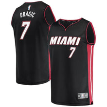 Load image into Gallery viewer, Goran Dragic Miami Heat Branded Youth Fast Break Jersey Black - Icon Edition 2018/2019