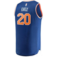 Load image into Gallery viewer, Kevin Knox New York Knicks Branded Fast Break Jersey - Icon Edition - Blue