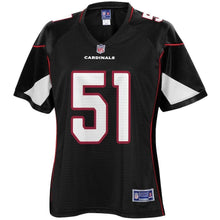 Load image into Gallery viewer, Gerald Hodges Arizona Cardinals Pro Line Women's Player Jersey – Black 2018/2019