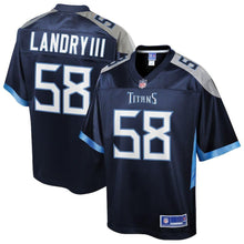Load image into Gallery viewer, Harold Landry Tennessee Titans Pro Line Team Color Player Jersey – Navy 2018/2019