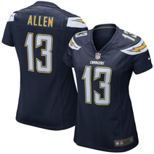 Load image into Gallery viewer, Keenan Allen Los Angeles Chargers Women's Game Jersey - Navy Blue