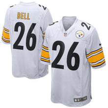 Load image into Gallery viewer, LE'VEON BELL PITTSBURGH STEELERS WHITE JERSEY 2018 - 2019