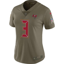 Load image into Gallery viewer, Jameis Winston Tampa Bay Buccaneers Women's Salute to Service Limited Jersey - Olive 2018/2019