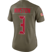 Load image into Gallery viewer, Jameis Winston Tampa Bay Buccaneers Women's Salute to Service Limited Jersey - Olive 2018/2019