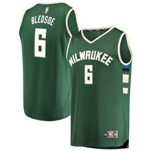 Load image into Gallery viewer, Eric Bledsoe Milwaukee Bucks Branded Fast Break Road Player Jersey Green - Icon Edition
