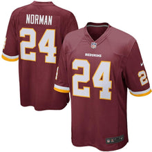 Load image into Gallery viewer, Josh Norman Washington Redskins Game Jersey - Burgundy 2018/2019