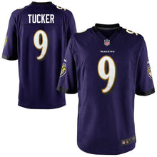 Load image into Gallery viewer, Justin Tucker Baltimore Ravens Game Jersey - Purple 2018/2019