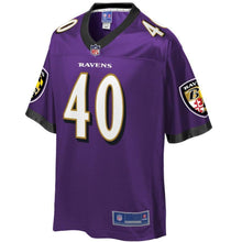 Load image into Gallery viewer, Kenny Young Baltimore Ravens Pro Line Player Jersey – Purple 2018/2019