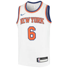 Load image into Gallery viewer, Kristaps Porzingis New York Knicks Youth Jersey - White 2018/2019