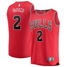 Load image into Gallery viewer, Jabari Parker Chicago Bulls Branded Youth Fast Break Jersey Red - Icon Edition 2018/2019