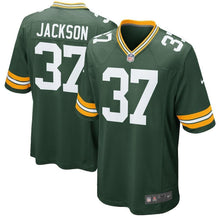 Load image into Gallery viewer, Josh Jackson Green Bay Packers Game Jersey Green