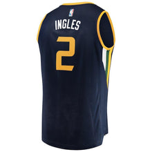 Load image into Gallery viewer, Joe Ingles Utah Jazz Branded Youth Fast Break Player Jersey - Icon Edition - Navy 2018/2019