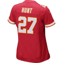 Load image into Gallery viewer, Kareem Hunt Kansas City Chiefs Women's Game Jersey - Red