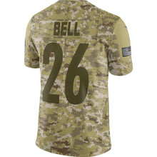 Load image into Gallery viewer, Le'Veon Bell Pittsburgh Steelers Salute to Service Limited Jersey – Camo 2018/2019