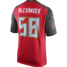 Load image into Gallery viewer, Kwon Alexander Tampa Bay Buccaneers Game Jersey - Red 2018/2019