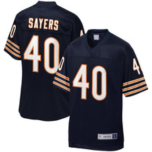 Load image into Gallery viewer, Gale Sayers Chicago Bears Pro Line Retired Team Player Jersey – Navy 2018/2019