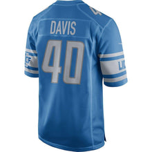 Load image into Gallery viewer, Jarrad Davis Detroit Lions Game Jersey - Blue