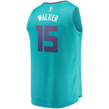 Load image into Gallery viewer, Kemba Walker Charlotte Hornets Branded Youth Fast Break Jersey Teal - Icon Edition 2018/2019