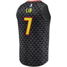 Load image into Gallery viewer, Jeremy Lin Atlanta Hawks Branded Fast Break Jersey - Icon Edition - Black