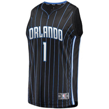 Load image into Gallery viewer, Jonathan Isaac Orlando Magic Branded Fast Break Player Jersey - Statement Edition - Black