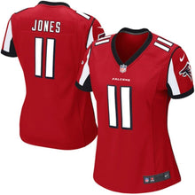 Load image into Gallery viewer, Julio Jones Atlanta Falcons Women's Game Jersey - Red 2018/2019