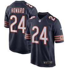 Load image into Gallery viewer, Jordan Howard Chicago Bears Men's Game Jersey - Navy 2018/2019