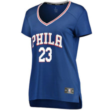 Load image into Gallery viewer, Jimmy Butler Philadelphia 76ers Branded Women's Fast Break Jersey Royal – Icon Edition