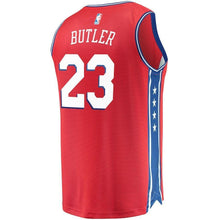 Load image into Gallery viewer, Jimmy Butler Philadelphia 76ers Branded Fast Break Jersey Red – Statement Edition
