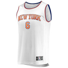 Load image into Gallery viewer, Kristaps Porzingis New York Knicks Branded Fast Break Jersey White - Association Edition