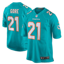 Load image into Gallery viewer, Frank Gore Miami Dolphins New Game Jersey – Aqua 2018/2019