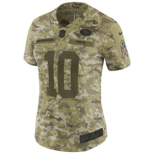Load image into Gallery viewer, Jimmy Garoppolo San Francisco 49ers Women's Salute to Service Limited Jersey - Camo 2018/2019