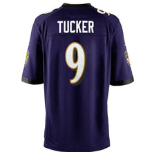 Load image into Gallery viewer, Justin Tucker Baltimore Ravens Game Jersey - Purple 2018/2019