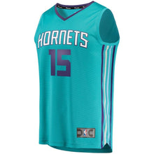 Load image into Gallery viewer, Kemba Walker Charlotte Hornets Branded Youth Fast Break Jersey Teal - Icon Edition 2018/2019