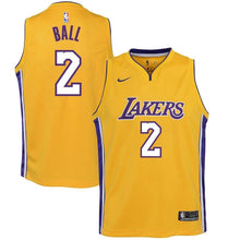 Load image into Gallery viewer, Lonzo Ball Los Angeles Lakers Youth Jersey Yellow - Icon Edition 2018/2019