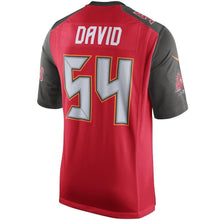 Load image into Gallery viewer, Lavonte David Tampa Bay Buccaneers Game Jersey - Red 2018/2019