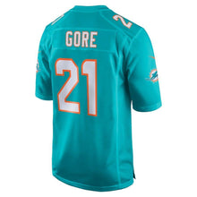 Load image into Gallery viewer, Frank Gore Miami Dolphins New Game Jersey – Aqua 2018/2019