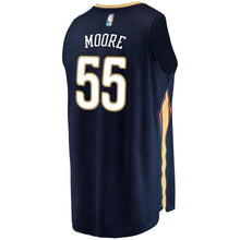 Load image into Gallery viewer, E'Twaun Moore New Orleans Pelicans Branded Fast Break Player Jersey - Icon Edition – Navy