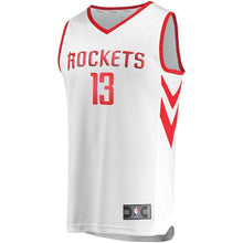 Load image into Gallery viewer, James Harden Houston Rockets Branded Youth Fast Break Jersey White - Association Edition 2018/2019