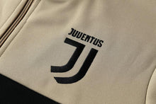 Load image into Gallery viewer, Juventus Beige 3-Stripe Tracksuit Training Jackets and Pants 2018-2019