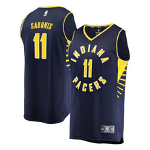 Load image into Gallery viewer, Domantas Sabonis Indiana Pacers Branded Fast Break Player Jersey - Icon Edition – Navy