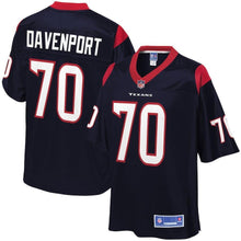 Load image into Gallery viewer, Juliιn Davenport Houston Texans NFL Pro Line Team Color Player Jersey - Navy