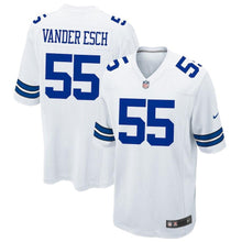 Load image into Gallery viewer, Leighton Vander Esch Dallas Cowboys Game Jersey - White 2018/2019