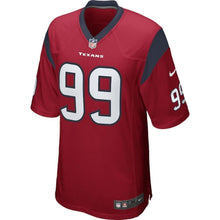 Load image into Gallery viewer, JJ Watt Houston Texans Alternate Game Jersey - Red