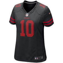 Load image into Gallery viewer, Jimmy Garoppolo San Francisco 49ers Women's Game Jersey – Black 2018/2019